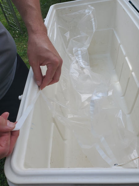 Plastic Cooler Liner – 2 Pack BPA Free Cooler Liners – 1XL Liner Fit 100 QT to 160 QT Coolers – 1 Large Liner Fit 50QT to 95QT Coolers