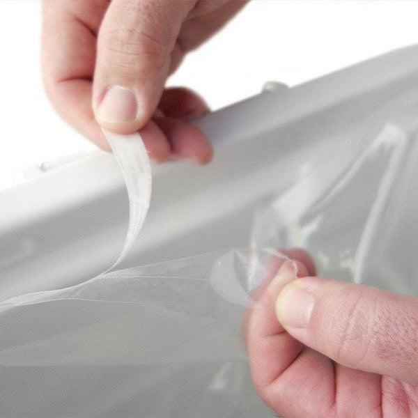 adhesive strip keeps your liner secure in your cooler